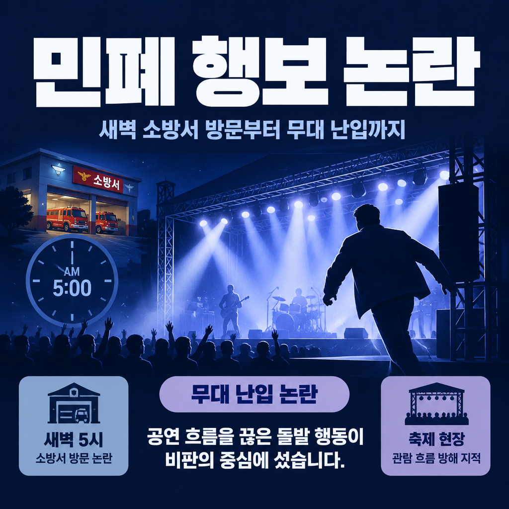 민폐 행보 논란