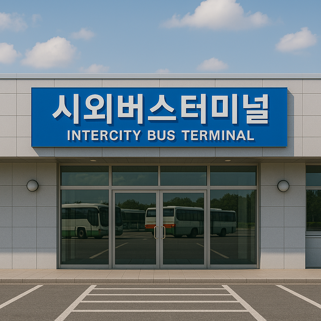 시외버스터미널 시간표 조회 및 예매하기