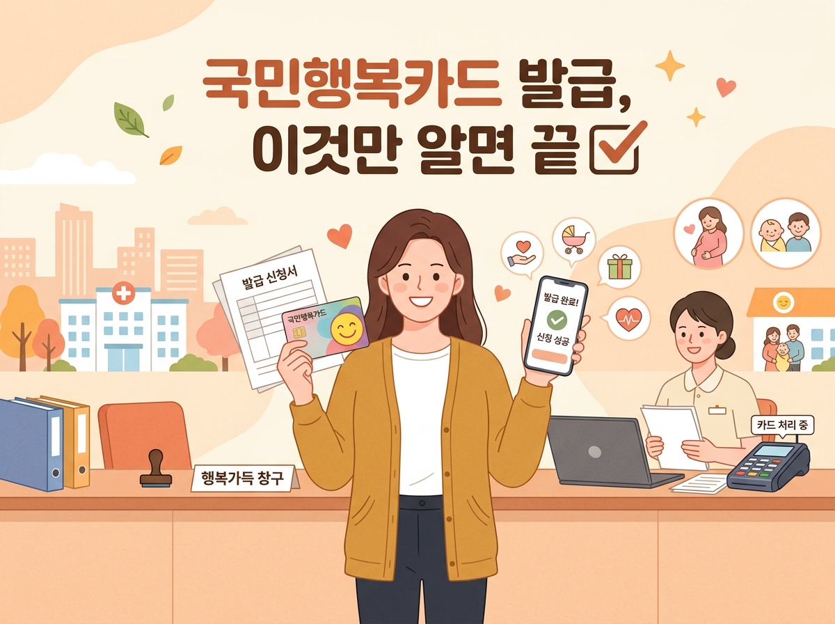 국민행복카드 발급