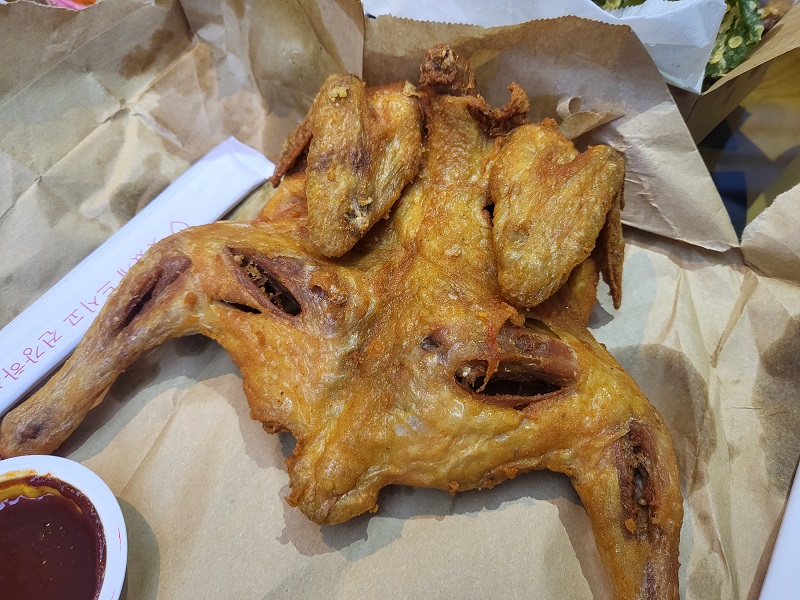 전남 고흥시장점 촌닭이두마리 옛날통닭