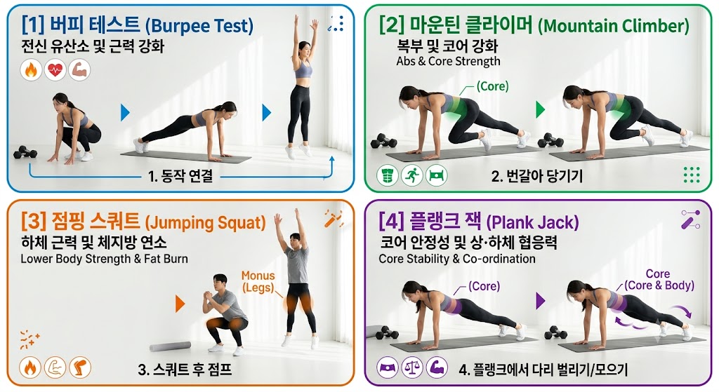 맨몸운동 사진
