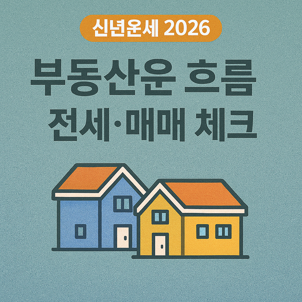신년운세 2026 부동산운 흐름