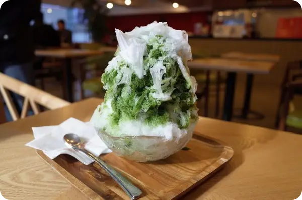 메가커피 팥빙수