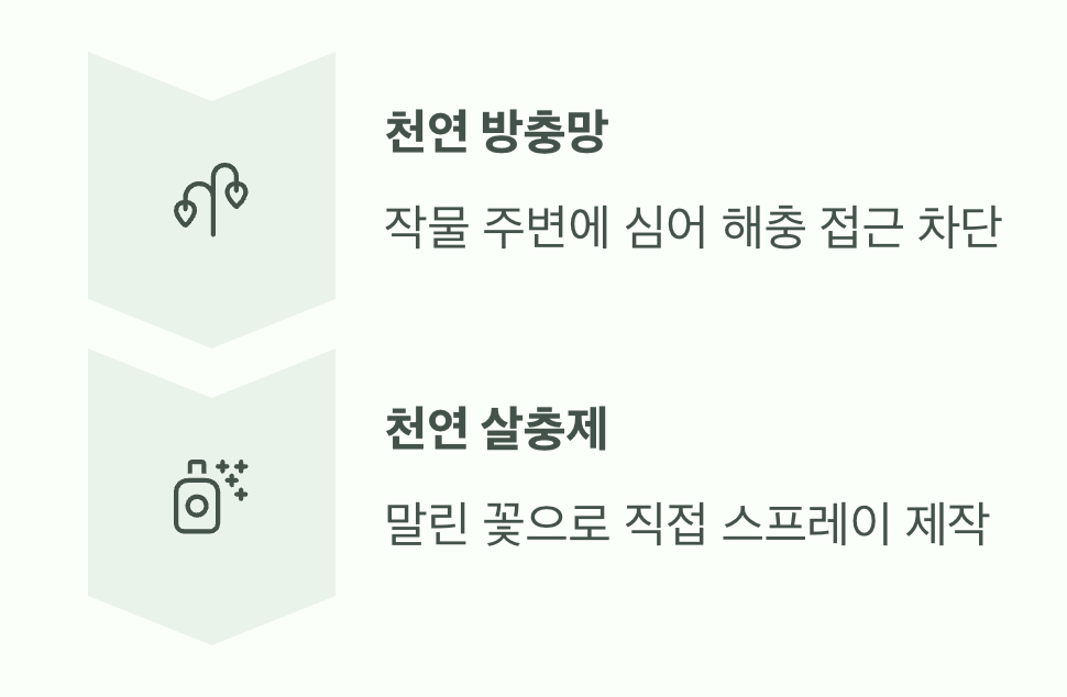 텃밭을 지키는 든든한 보디가드