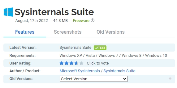 Sysinternals-Suite