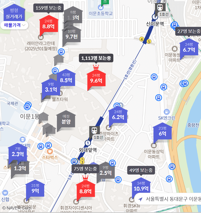 이문 아이파크자이 분양가