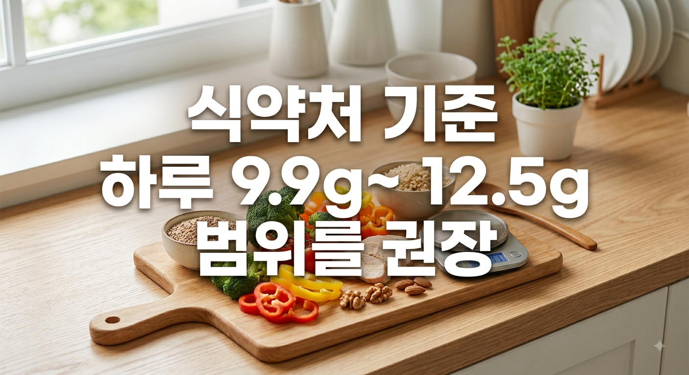 식약처 기준 섭취 권장 범위