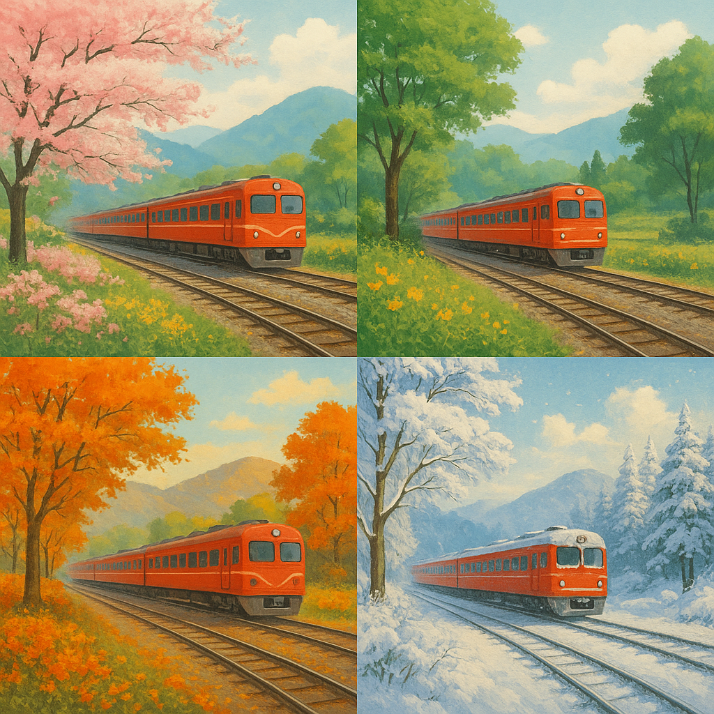 사계절 즐기는 국내 기차여행 노선별 특징