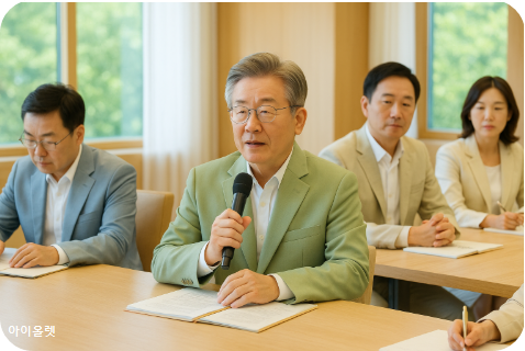 이재명 대통령, 지출 효율화 간담회 주재