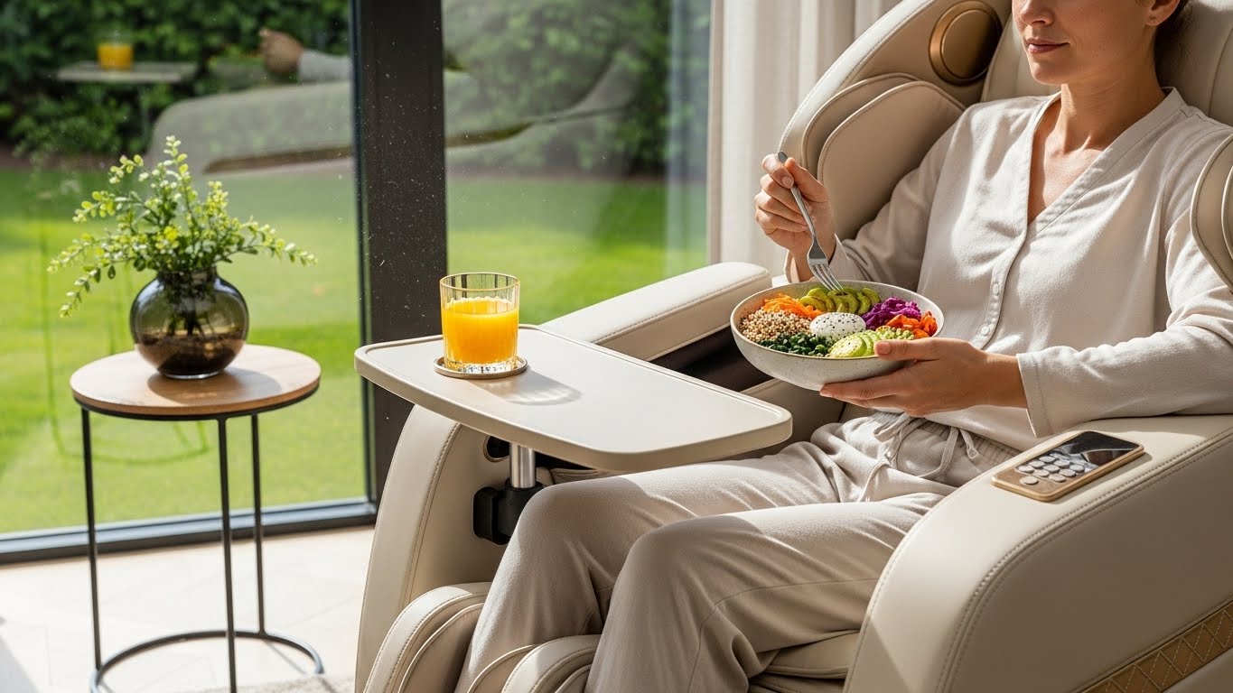 칠순 잔치 선물 안내, 건강식품과 안마의자 등 효도템 비주얼