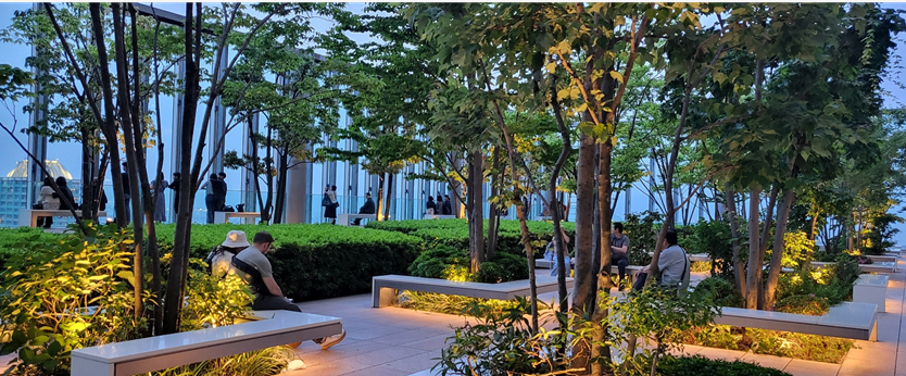 하루카스300의 16층 전망대