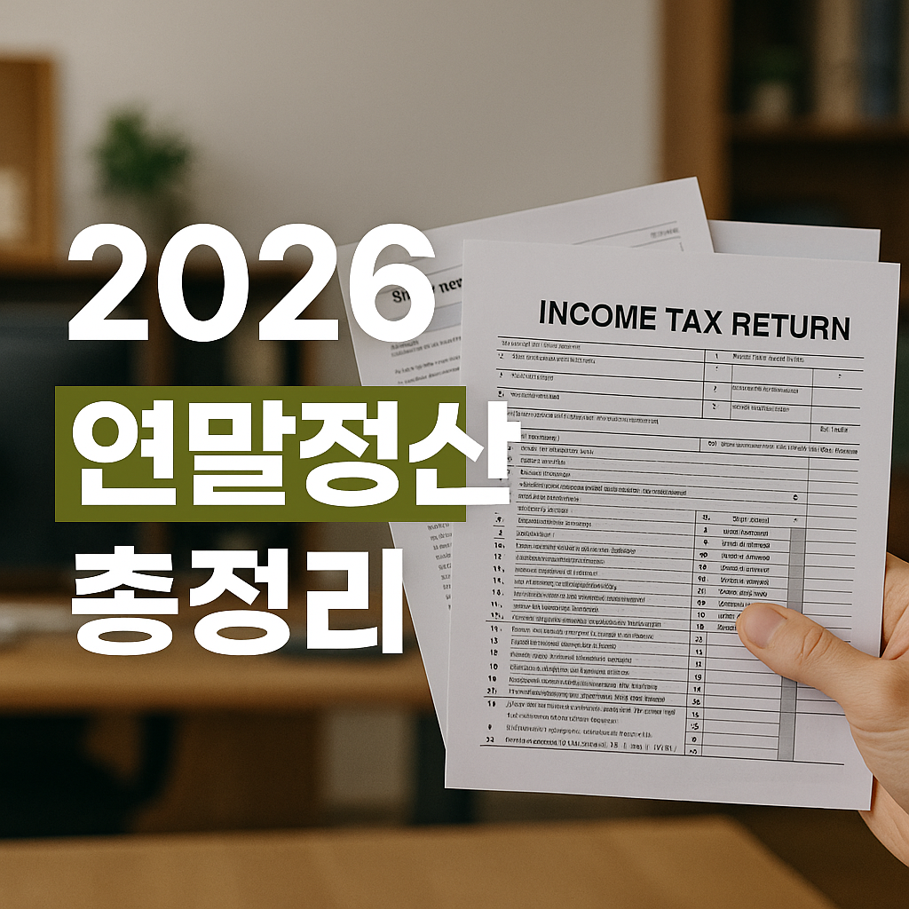 2026 연말정산 총정리｜일정&middot;달라지는 점&middot;환급 늘리는 전략 가이드