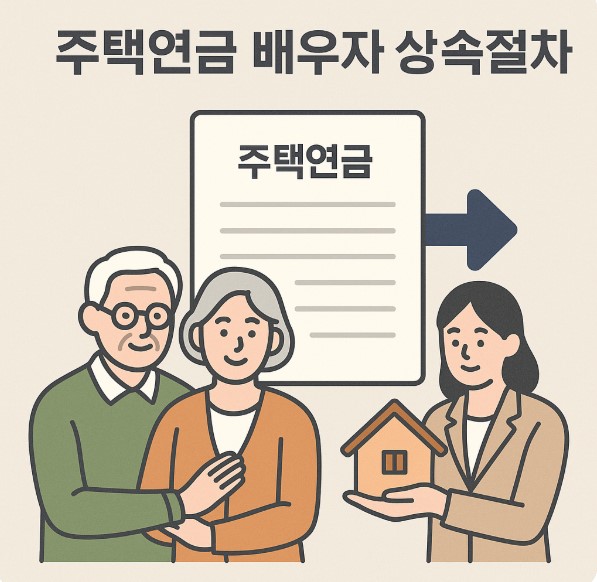 주택연금 배우자 상속절차에 대한 이미지