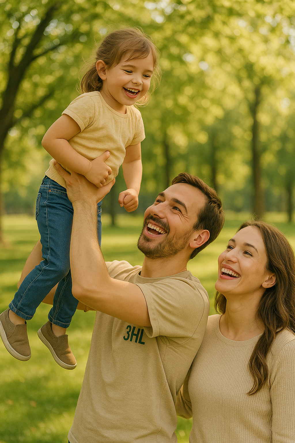 조혈모 세포 기증으로 인하여 한 가정이 화목해진 그림
아빠랑 엄마랑 아이가 화목하게 있는 이미지