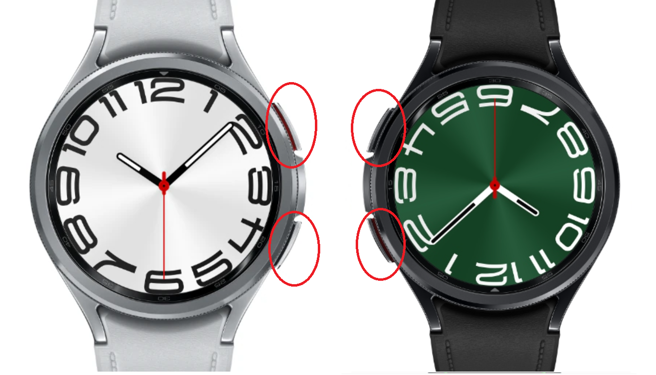 갤럭시워치6, 갤럭시워치6 클래식 착용 방향