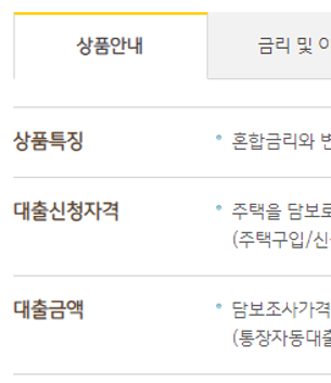 주택담보대출 갈아타기