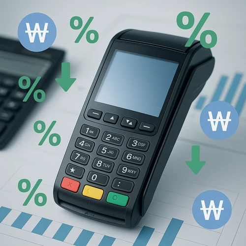 카드 단말기 수수료율 인하 및 VAN PG 비교 가이드 썸네일