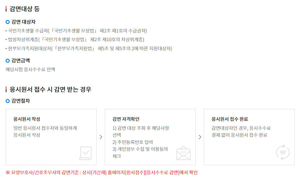 요양보호사 기출문제 예시