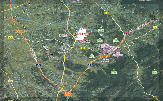 논산 국방 국가산업단지 위치도