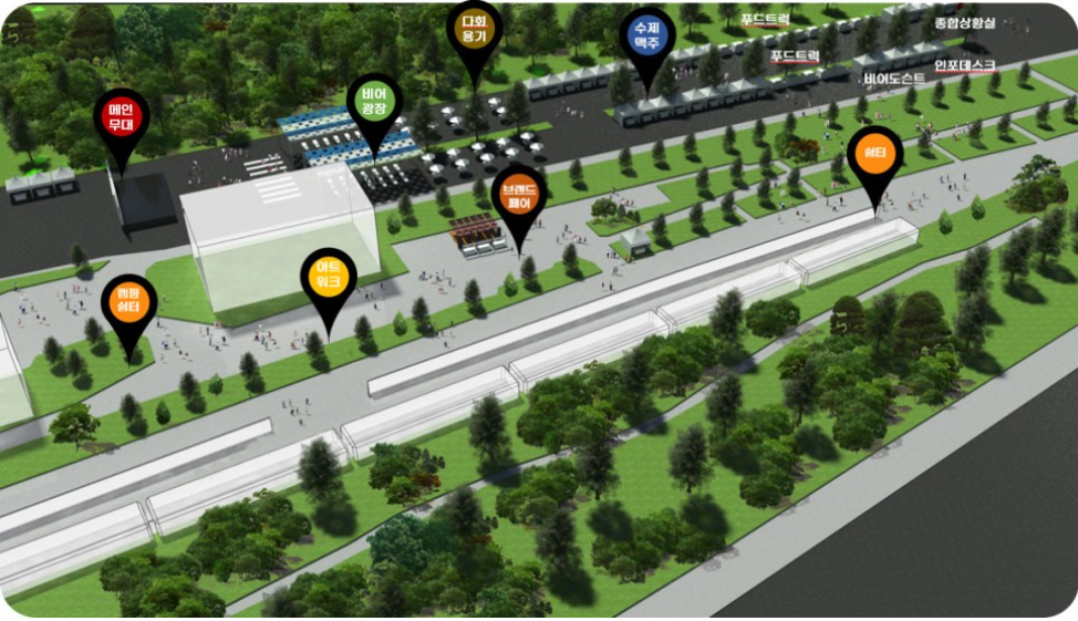 2023.노원수제맥주축제.화랑대철도공원.다이나믹듀오출연.힙한여름밤공연