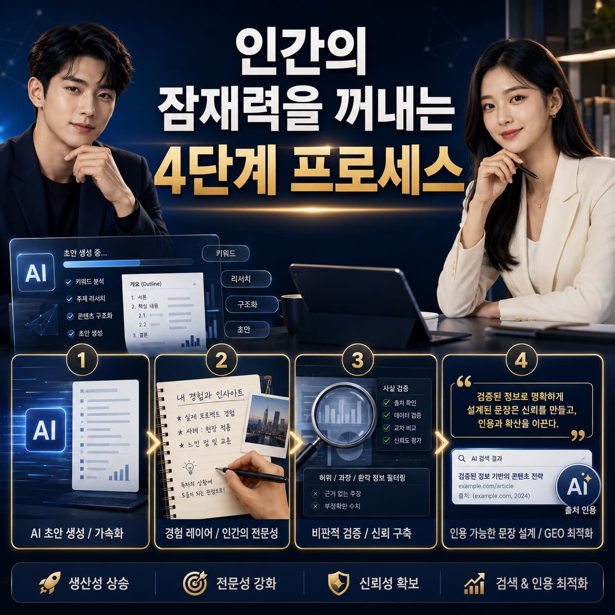 인간의 경험을 꺼내는 4단계 프로세스