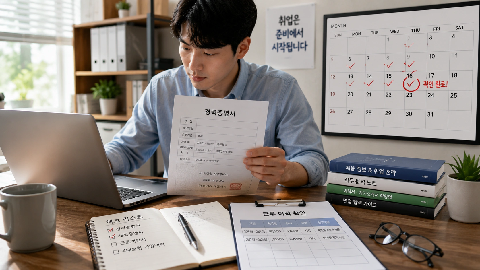 국민취업지원제도_근무경력확인