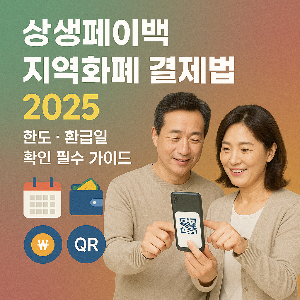 상생페이백 지역화폐 결제법