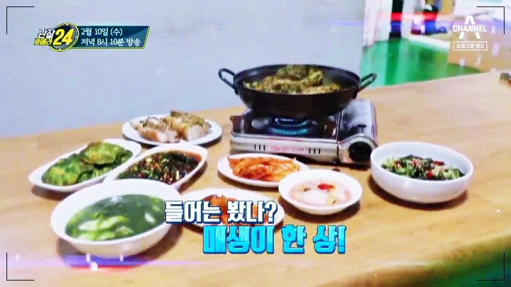 매생이 한상차림 관찰카메라24 먹방여행