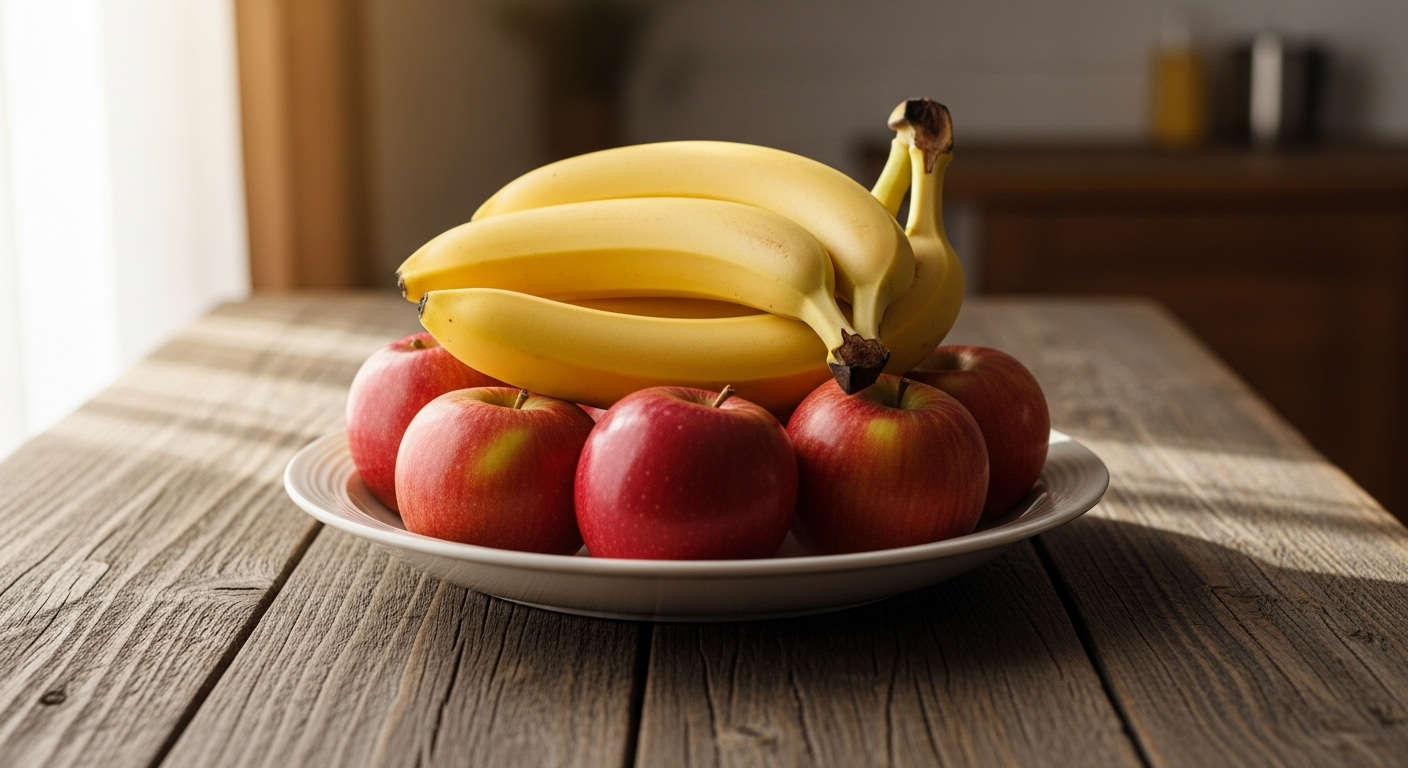 바나나와 사과