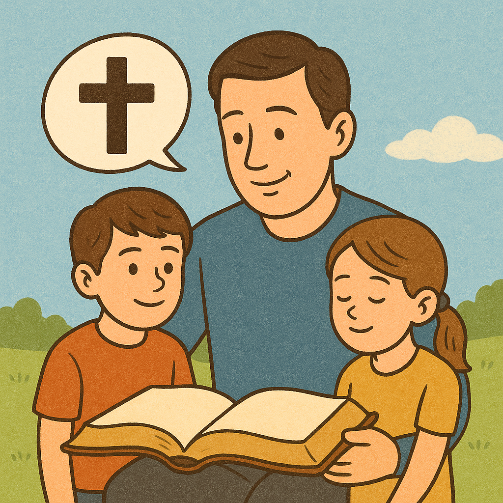 신 6:25 말씀을 보며&amp;#44; 자녀에게 물려줘야 하는 유산 중 하나는 하나님의 명령을 따라 순종하는 모습을 보여주고&amp;#44; 자녀가 부모의 모습을 보고 그대로 순종할 수 있는 힘을 주도록 하는 것으로 묵상하여&amp;#44; 하나님의 말씀에 순종하려는 마음을 영적&amp;#44; 육적 자녀들이 가질 수 있도록 돕는 시도들을 하는 모습입니다.