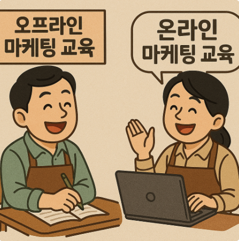 소상공인 마케팅 무료 교육, 온라인과 오프라인 어디가 더 효과적일까?