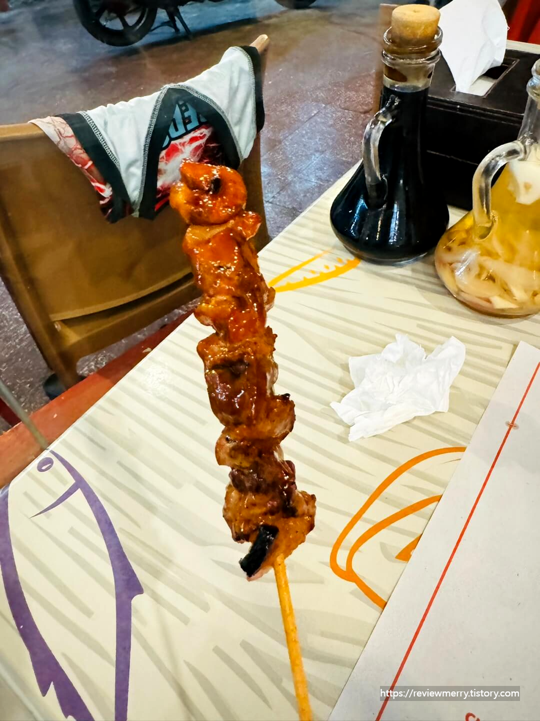 닭꼬치 확대사진