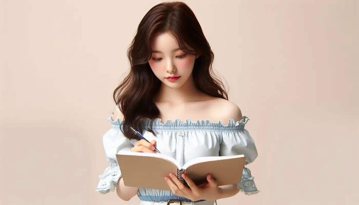 손택스-연말정산-환급금-조회하며-자산관리하는-여성의-모습