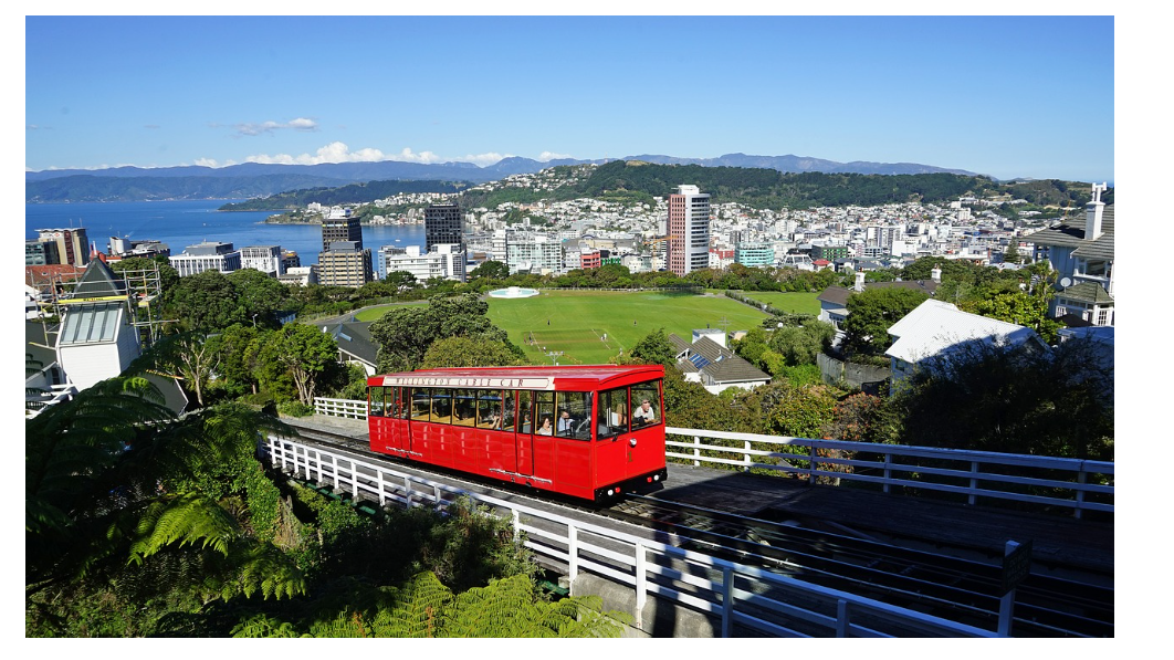 뉴질랜드-웰링턴 케이블카 사진