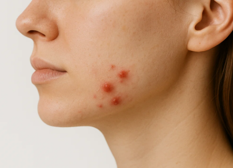 턱라인 여드름: 원인과 해결 방법, 단순한 피부 트러블이 아니다