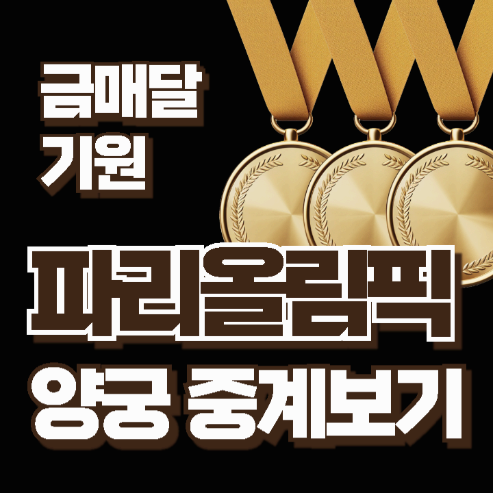 2024 파리올림픽 한국 양궁 경기일정 대표선수 무료중계