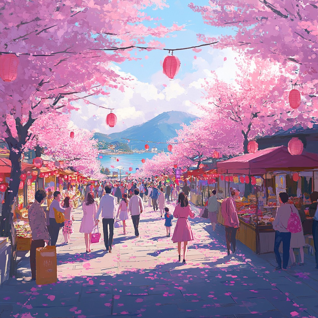 벚꽃 축제 사진