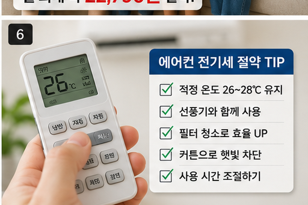 전기요금 누진제 완화 2026, 에어컨 요금 얼마나 절약될까?