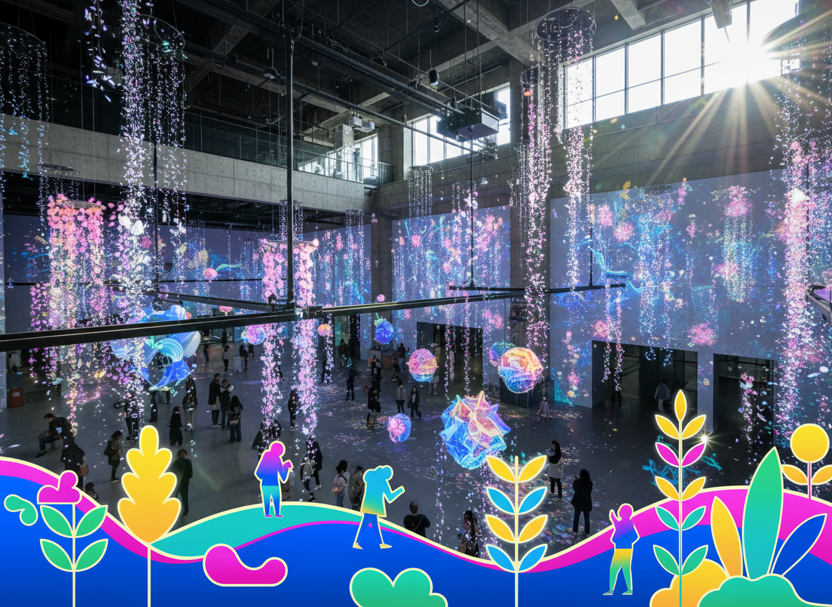 2026 도쿄 팀랩 보더리스 티켓 예약 위치 