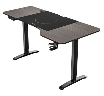 21세기트랜드 프리미엄 모션데스크 1416 L자형 1600, 월낫 + 블랙