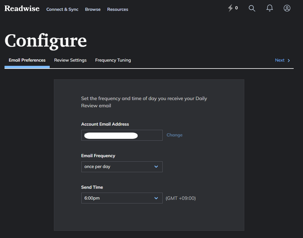 Readwise리드와이즈에서 하이라이트한 독서메모를 매일 받아보는 방법 책 메모 형광펜 굿노트 밑줄 독서 앱