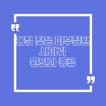 사마귀 치료 원인 종류