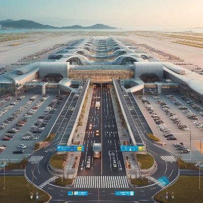 공항 전경 이미지