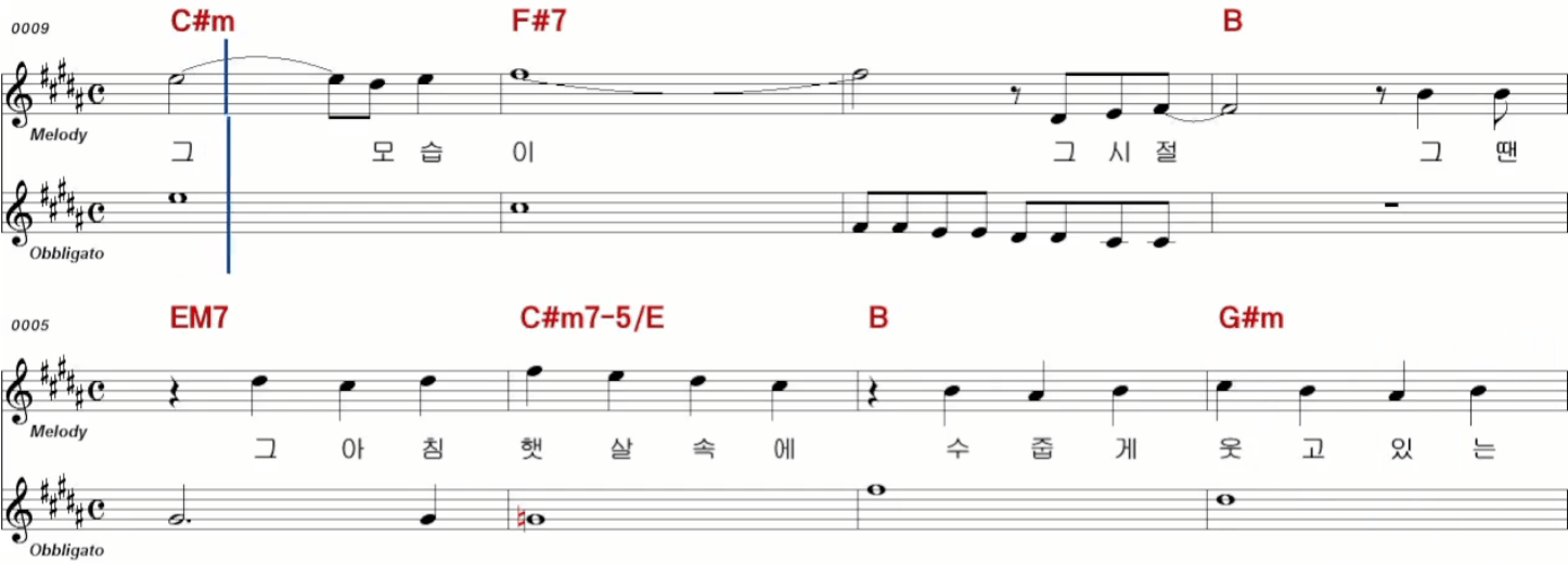 이문세 조조할인 악보