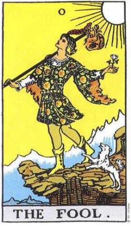 라이더 웨이트 타로카드의 바보