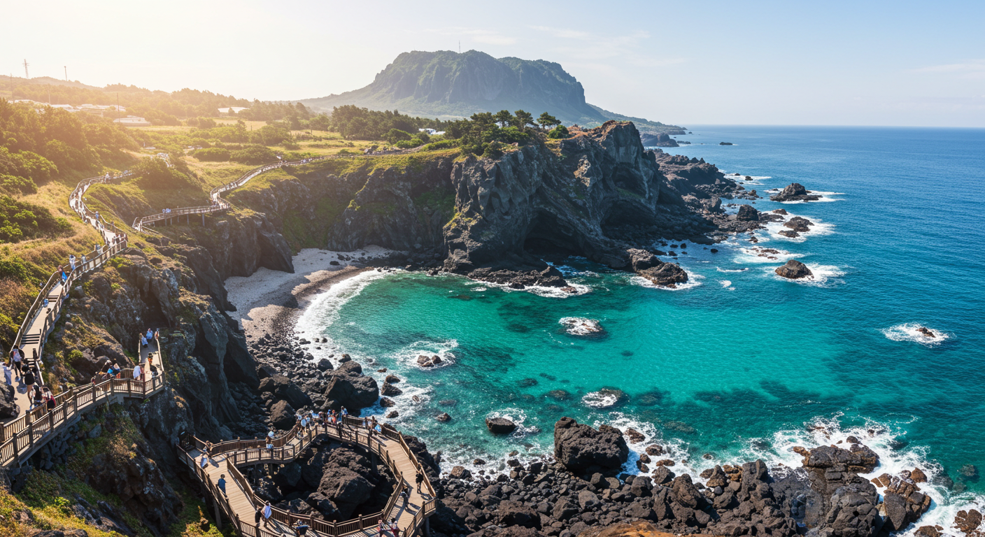곽지 해안산책로