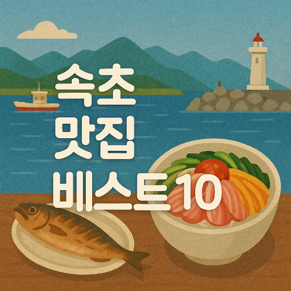 속초 맛집 베스트10