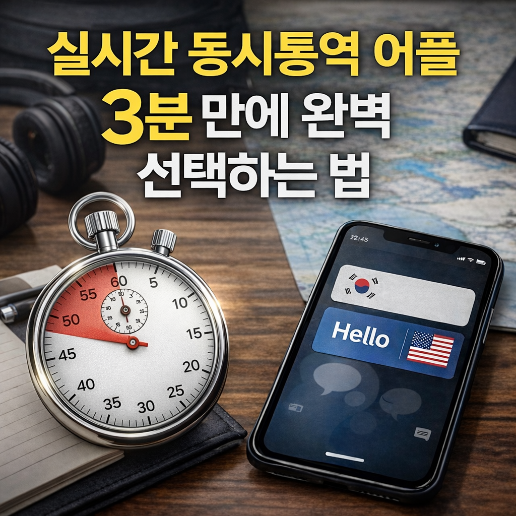 실시간 동시통역 어플 3분만에 완벽 선택하는 법