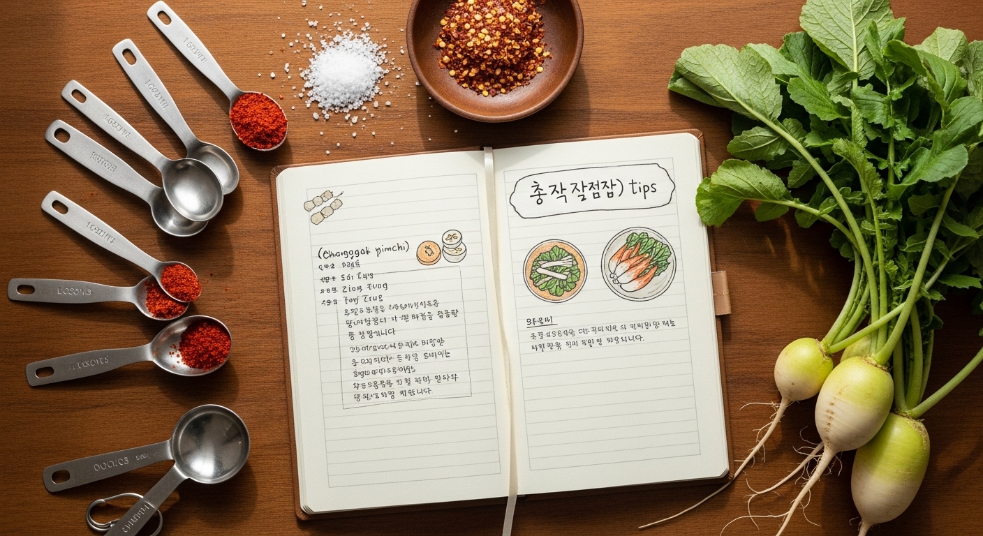 총각김치 맛있게 담는법