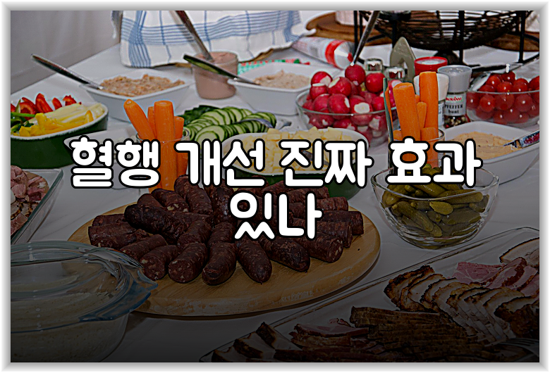 혈행 개선 진짜 효과 있나